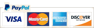 PayPal - Visa, MasterCard, American Express, Discover Card